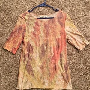 COLDWATER CREEK Top Crepe Size Med (10-12) U.S.A.